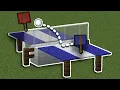 how to make a ping pong table in minecraft