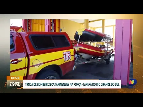 Força-tarefa: bombeiros catarinenses reforçam equipes no RS