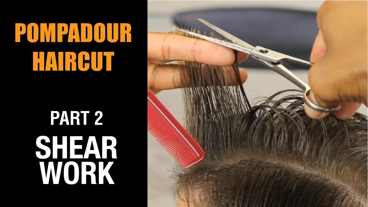 Men's Pompadour Haircut - Shear Work Part 2