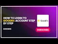 How to Login to GoodRx Account Step by Step
