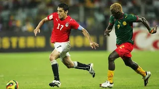 عندما كنا نملك افضل لاعبي خط الوسط في افريقيا احمد حسن مصر والكاميرون ٢٠١٠ 