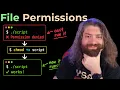 File Permissions unix chmod and chown commands - Bash Scripting Course pt11