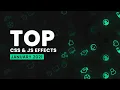 Top CSS JavaScript Animation Hover Effects-2021