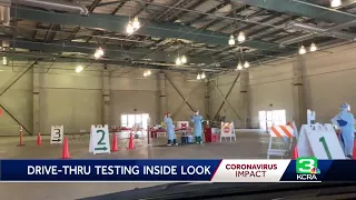 Inside look at Sacramento s drive-thru COVID-19 testing site