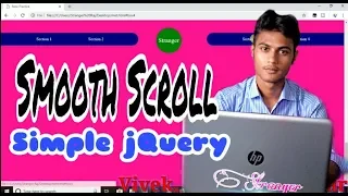 Smooth Scroll Effect Simple jQuery