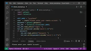 Python Telnet