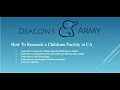 CA Childcare Facility Search