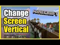 How to Change Minecraft Split Screen from horizontal to vertical orientation PS4 PS5 Xbox PC