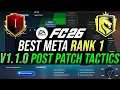 Lagu *POST PATCH* RANK 1 META CUSTOM TACTICS \u0026 FORMATIONS (\u0026 ROLES) - FC 26