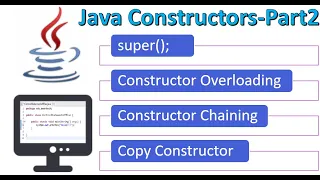 Java Constructors Part-2 Super Keyword Constructor Overloading Chaining Copy Examples