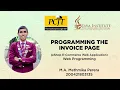 Programming Invoice Page Task 34 E-shop Web Application Java Institute