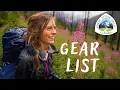 Cinnamon s Gear List GDT Thruhike 2022