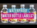 Waterproof Water Bottle Labels Which Way is Best