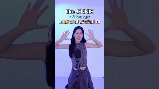 Like JENNIE Cover In 8 Languages Shorts Hani The Artist  Like JENNIE Cover In 8 Languages Shorts Hani The Artist