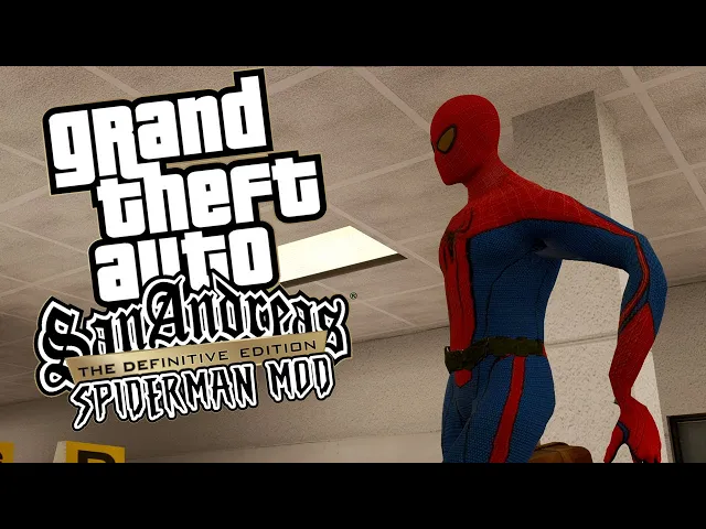 GTA SAN  ANDREAS: DEFINITIVE EDITION SPIDERMAN MOD