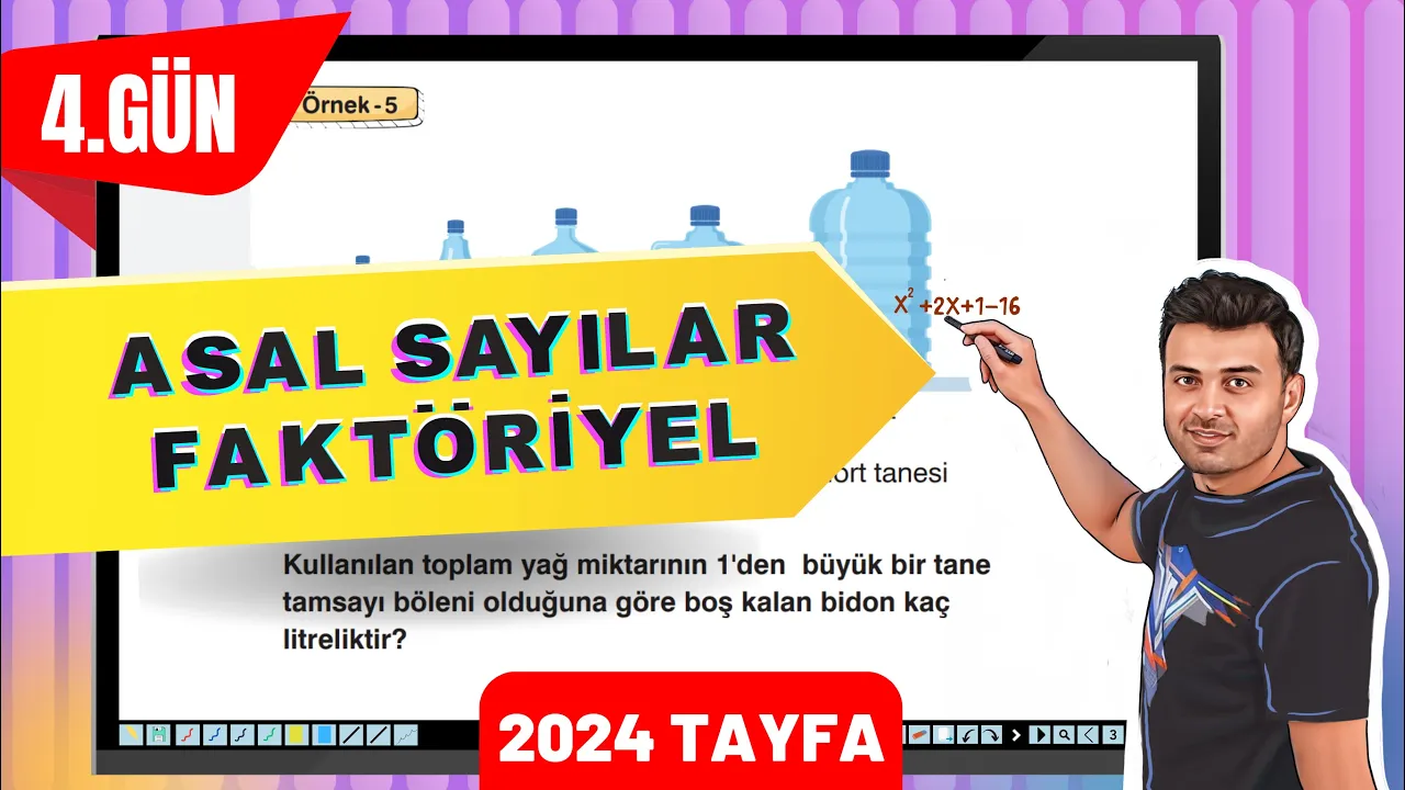 ASAL SAYILAR VE FAKTÖRİYEL | 4. GÜN #40GündeTYTmatematikkampı