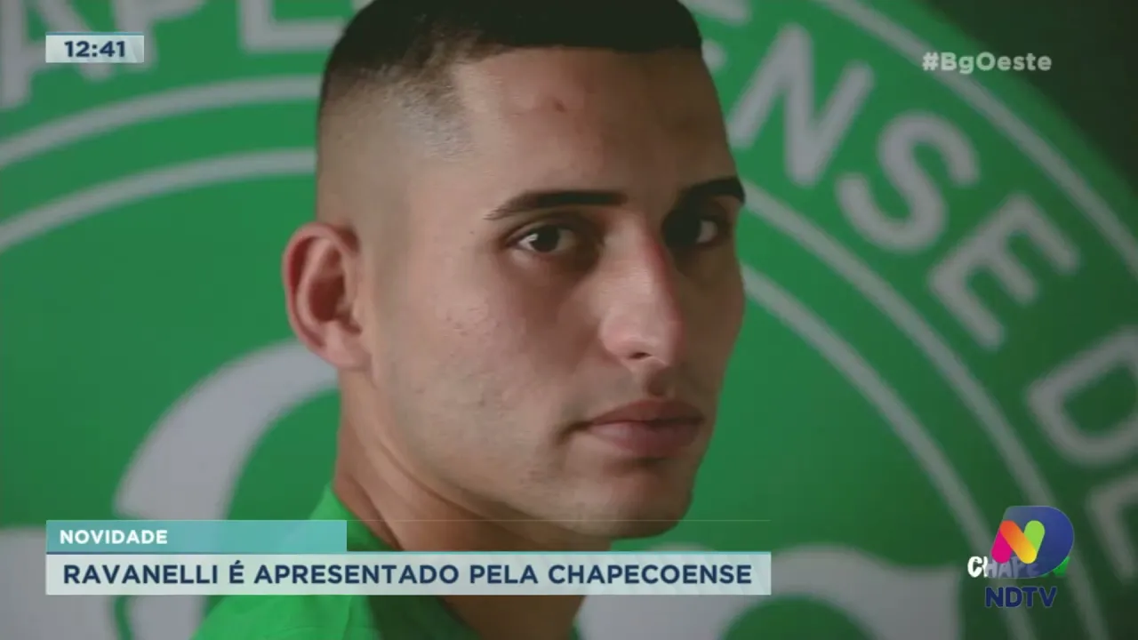 Esporte: Ravanelli é apresentado pela Chapecoense
