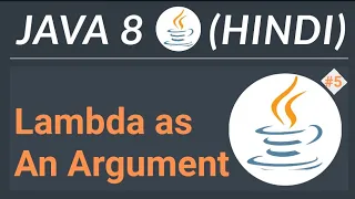 Lambda Expressions Use as Argument Method Reference Java 8 in Hindi