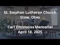 Remembering Carl Ohnmeiss