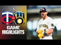 Twins vs Brewers Game Highlights 26 MLB Highlights