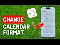 How to Change Calendar Format to Gregorian Japanese or Buddhist - IPhone 15 Pro