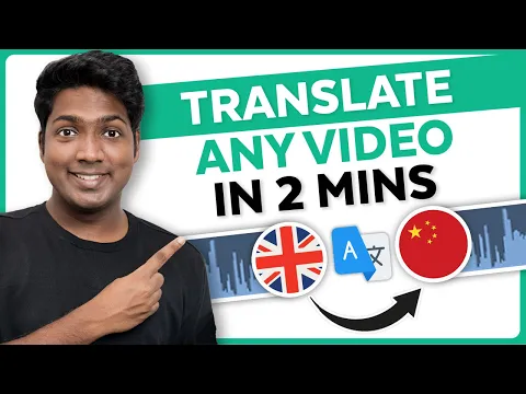 Download MP3 How to Translate Video into ANY Language with AI | Own Voice | FREE