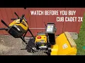 I Thought it Needed a Sparkplug - Cub Cadet 2X Snowblower Issues