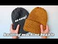 Knitting Machine Beanie Pattern Easy