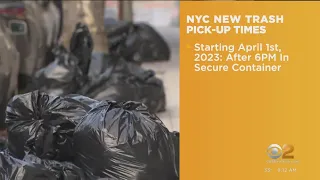 DSNY announces new trash pickup times start April 1 2023