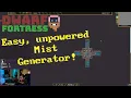 Easy Unpowered Mist Generator