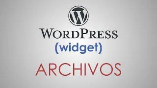 El widget ARCHIVO de WordPress