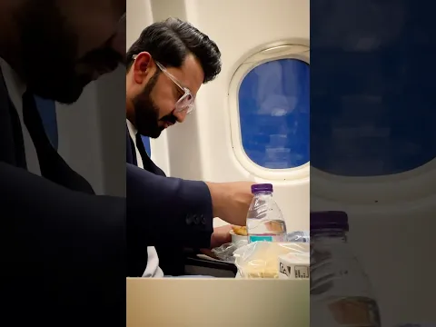 Iftar in Flight Unique Experience From Last Year  Ramadan i was coming from dubai to jeddah #shorts