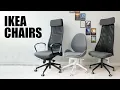 200 Budget IKEA Office Chairs Comparison - MARKUS JARVFJALLET HATTEFJALL