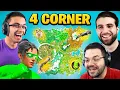 Download Lagu The 4 CORNER CHALLENGE in Fortnite Season 2!