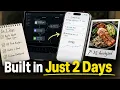 How this 14 year old built a habit tracker for himself syncs Apple Health steps analyze food
