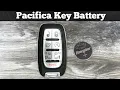 2017 - 2024 Chrysler Pacifica Key Fob Battery Replacement