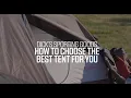 How To Choose a Tent ProTips by DICK S