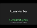 Adam Number GeeksforGeeks