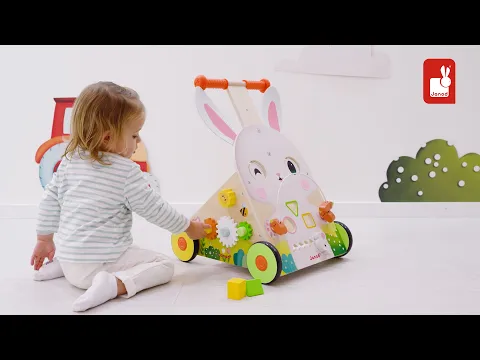 Janod Multi-Aktivität Baby Walking Rabbit