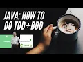 TDD and BDD with Java in 1