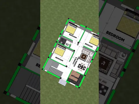 26X37 Ghar Ka Naksha 🏠♥️🥰👍👌 #ermdehsan #gharkadesign #houseplan #civilengineering #youtubeshorts