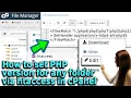 How to set the PHP version for any folder via htaccess in cPanel
