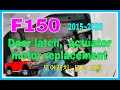 F150 Door latch actuator motor replacement improper lock and unlock 2015-2020 F150
