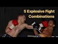 Damien Trainor 5 Explosive Fight Combinations