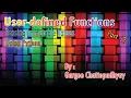 User-Defined Functions - Part 2