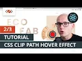 - CSS Clip-path hover effect tutorial