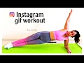 INSTAGRAM GIF WORKOUT Toning belly exercise