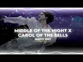 Download Lagu middle of the night X carol of the bells | (edit audio)