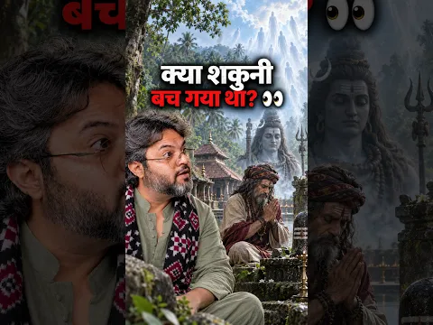 क्या शकुनी बच गया था? 👀#shakuni #mahabharat #akshatguptashorts #akshatguptapodcast #shorts
