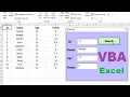 Excel VBA UserForm Project Powerful Search Button Tutorial